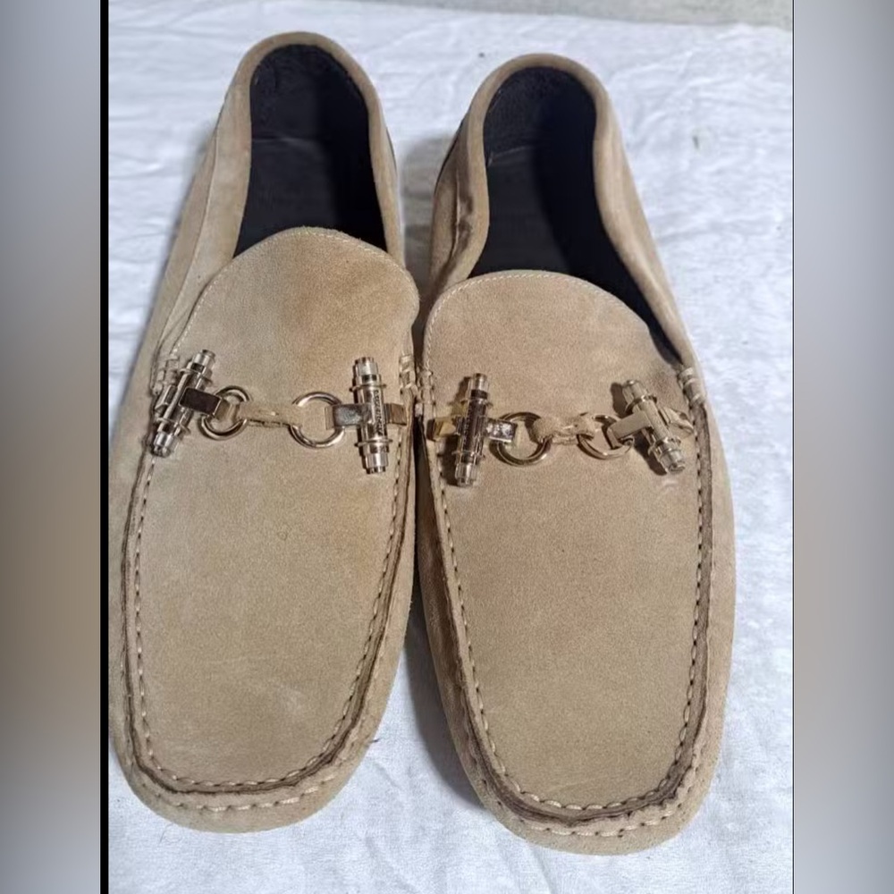 Givenchy Men’s Suede Horse-Bit Loafers | Size USA 11 Standard- Italy- Luxury